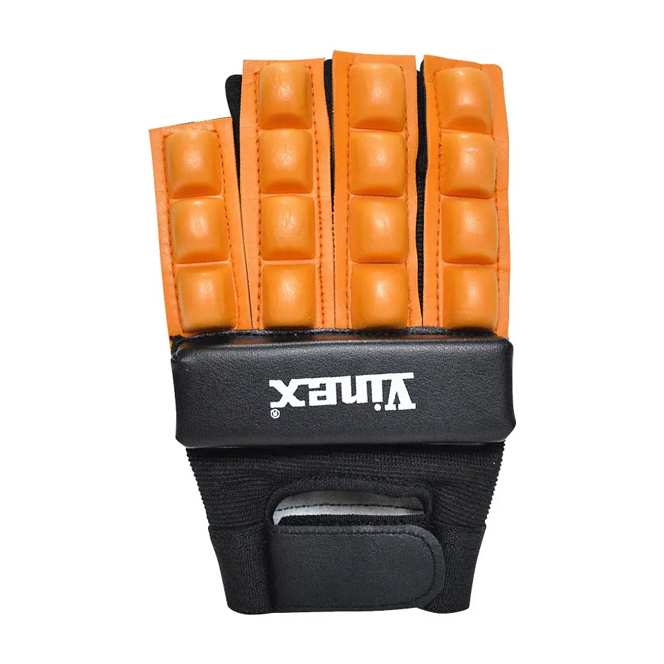 Guante de Hockey Vinex Drive Negro-Naranjo Mano Izquierda 1