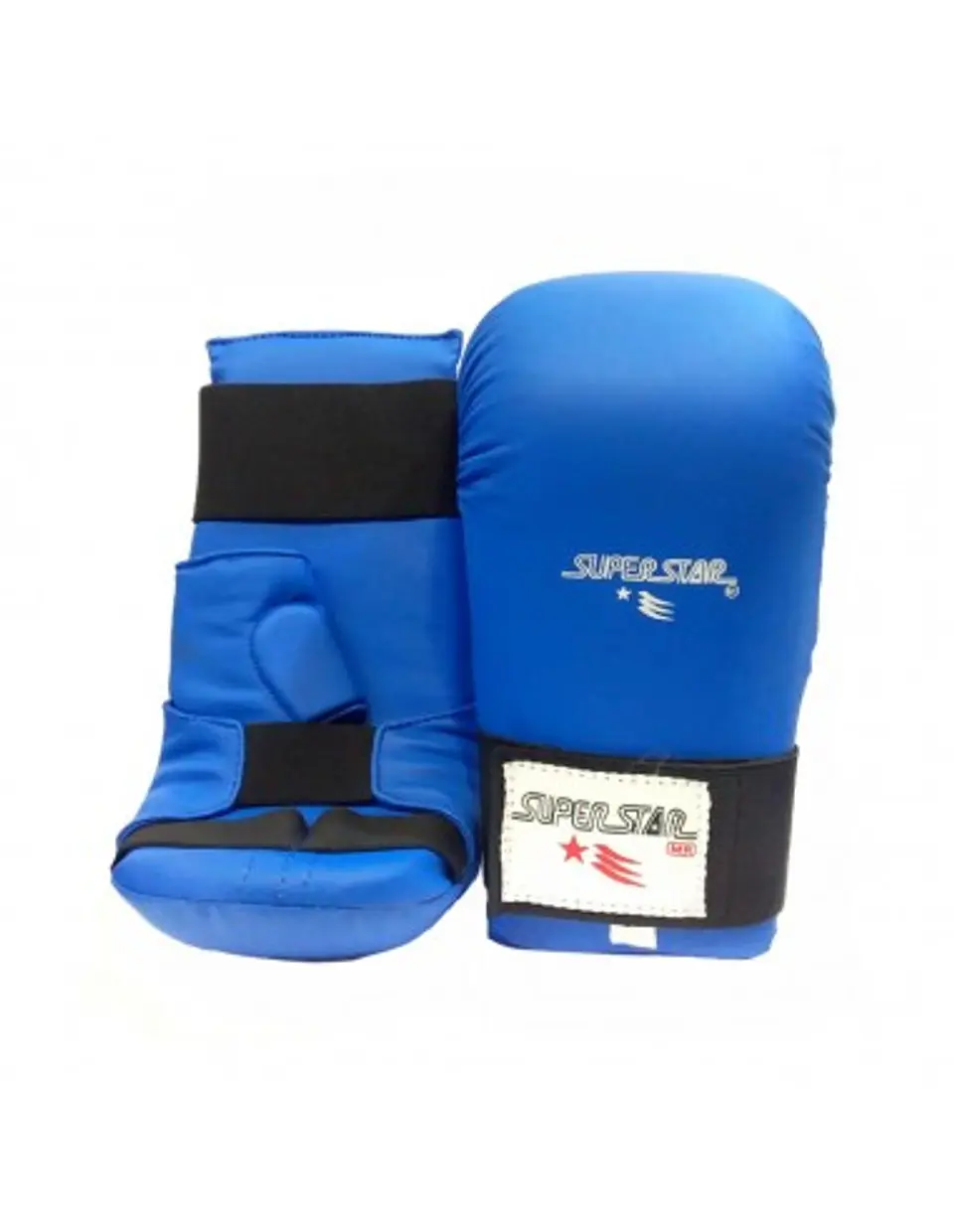Guantillas de Karate Super Star Palma Libre PU Azul 1