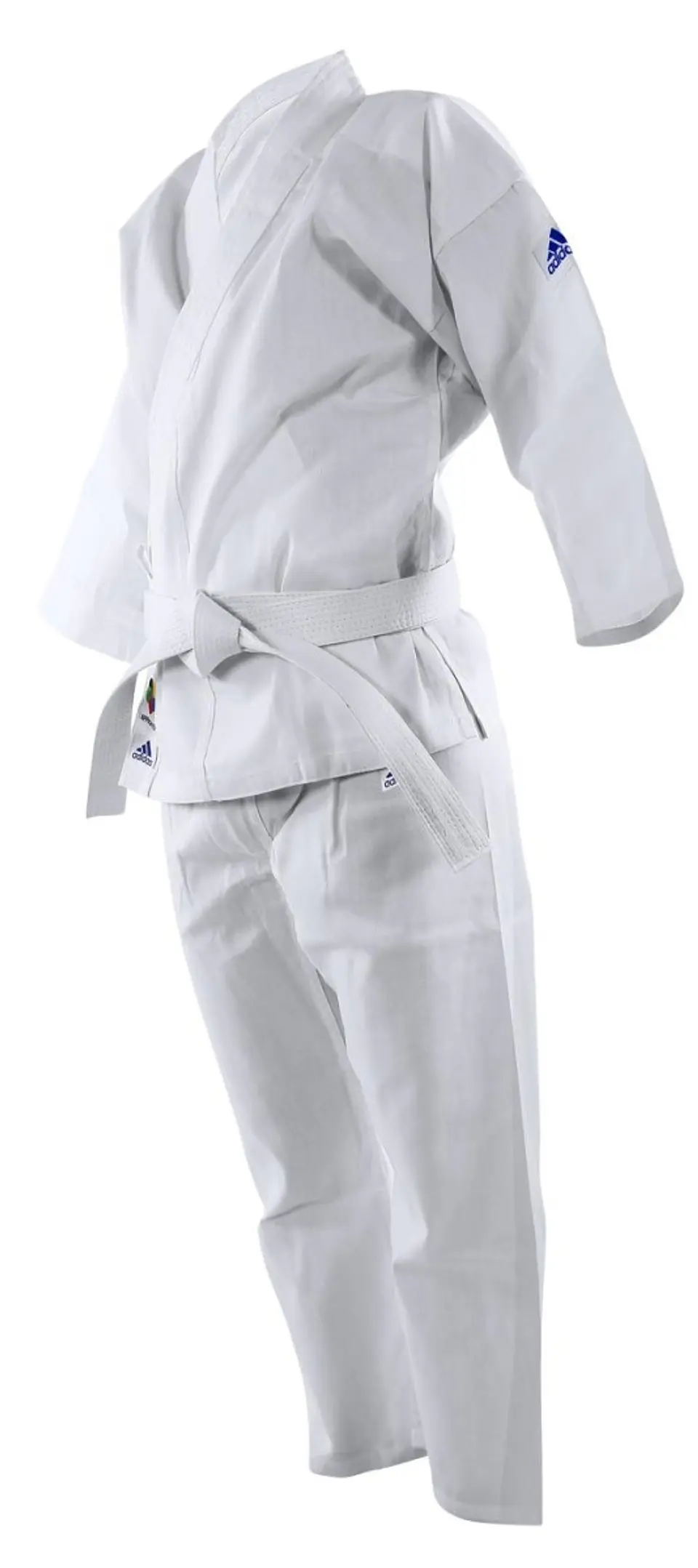 Traje de Karate Adidas Evolution Blanco 1