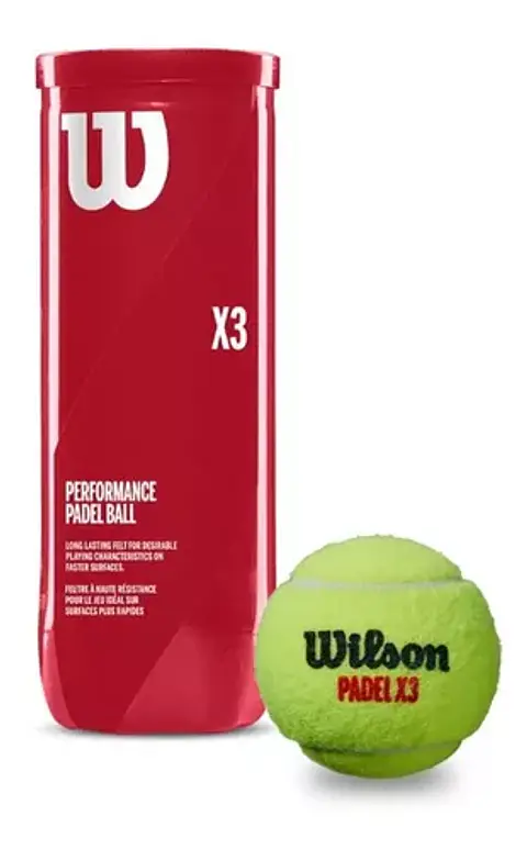 Tarro de Pelotas de Padel Wilson x3