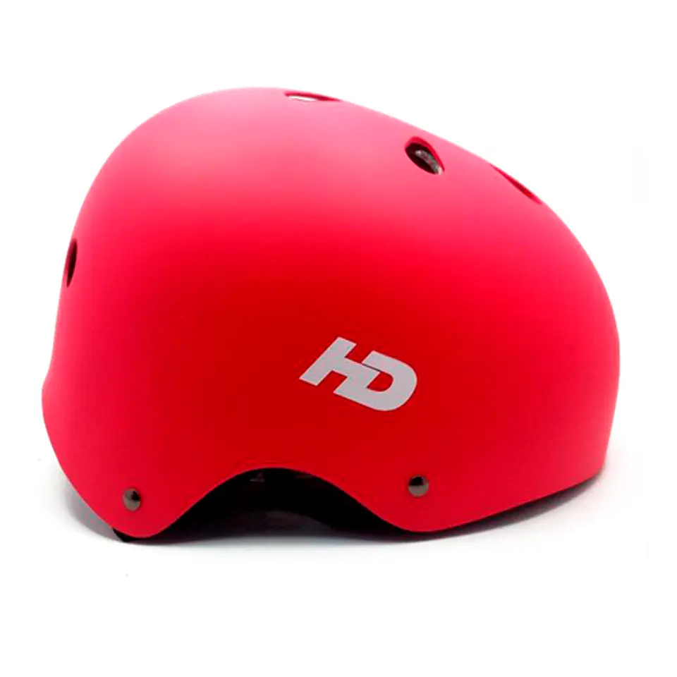 Casco de Patin/Skate Hondar Regulable sin Luz Rojo M 1