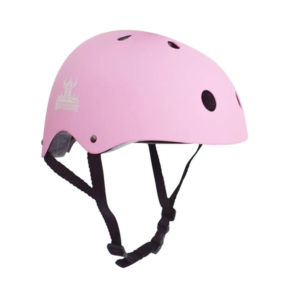 Casco de Patin/Skate Darkstar con Luz Rosado 1