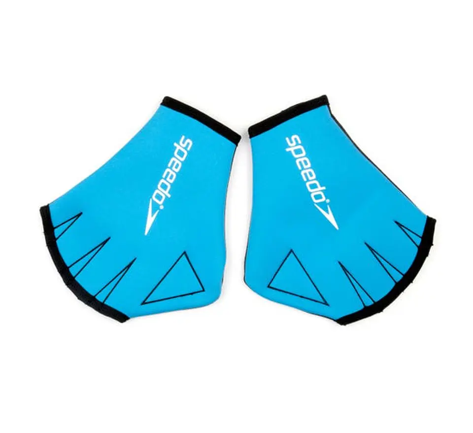 Manoplas de Natacion Speedo Aquatic Mittis Azul 1