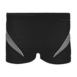 Traje de Baño Barracuda Hombre Boxer Clip Negro-Gris