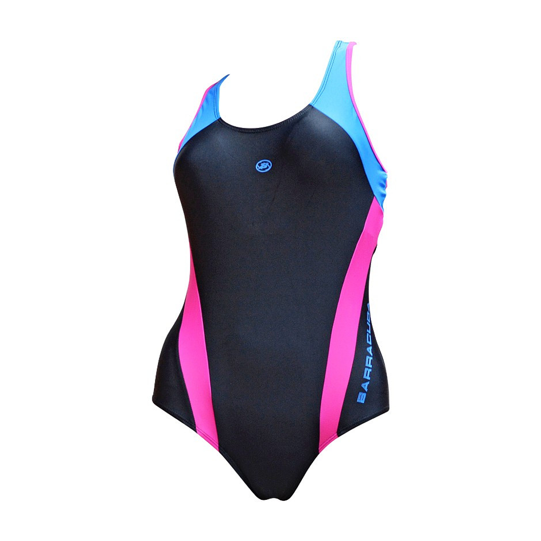 Traje de Baño Barracuda Mujer Classic Negro-Lineas 1
