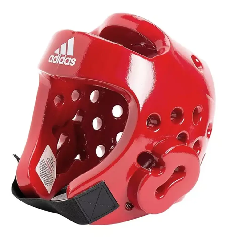Cabezal de Taekwondo Adidas Poliuretano Rojo 1
