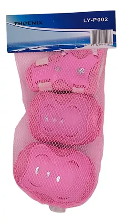 Set de Proteccion de Patin Infantil Phoenix Rosado