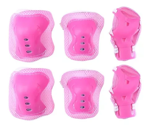 Set de Proteccion de Patin Infantil Jindun Rosado