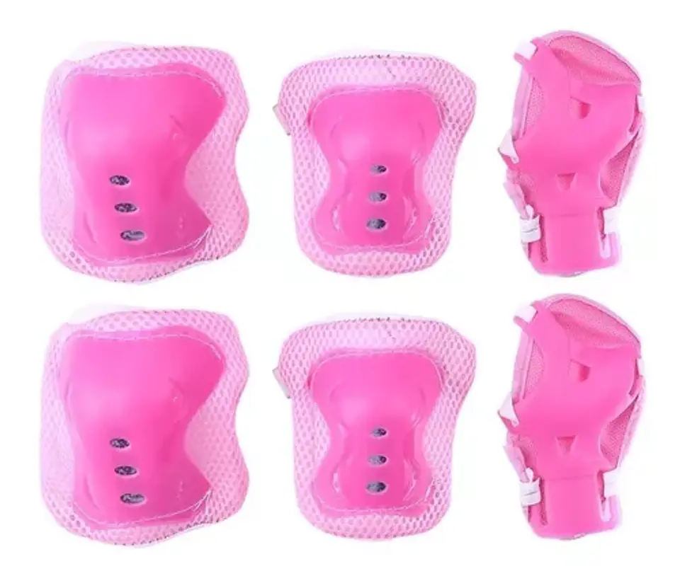 Set de Proteccion de Patin Infantil Jindun Rosado 1