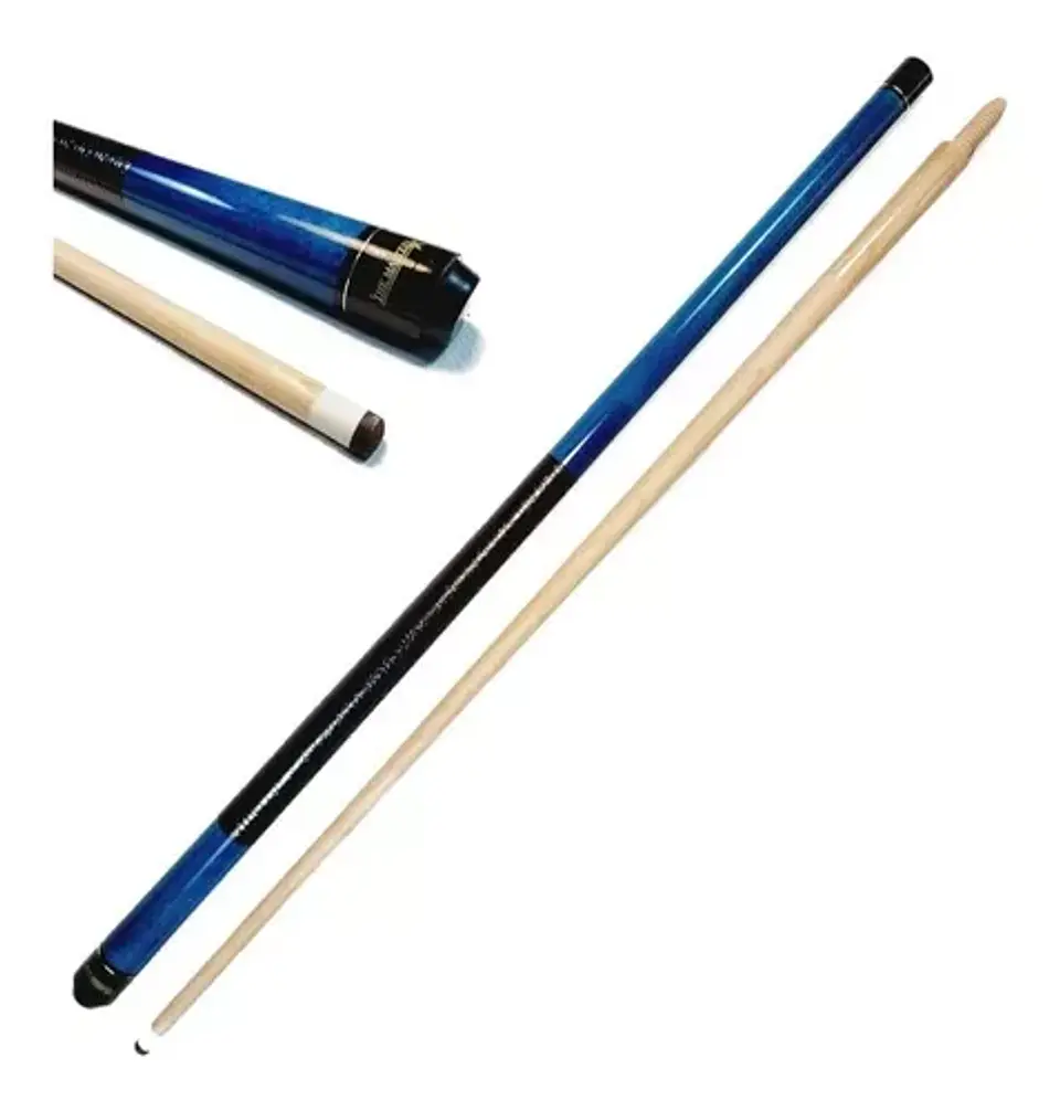 Taco de Pool The Master Grafito 2 Piezas 57'' Azul-Blanco 1