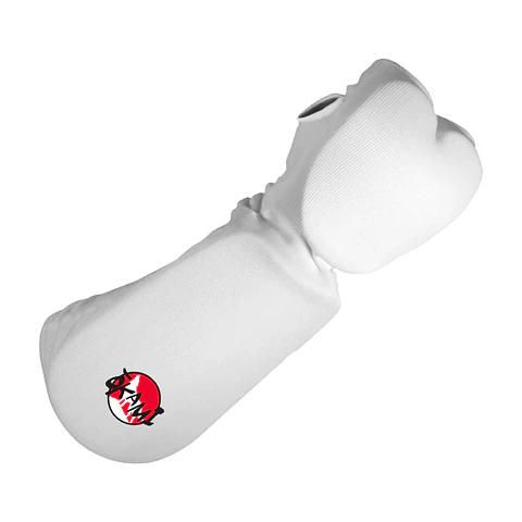 Protector Antebrazo de Taekwondo Okami Elasticado Blanco