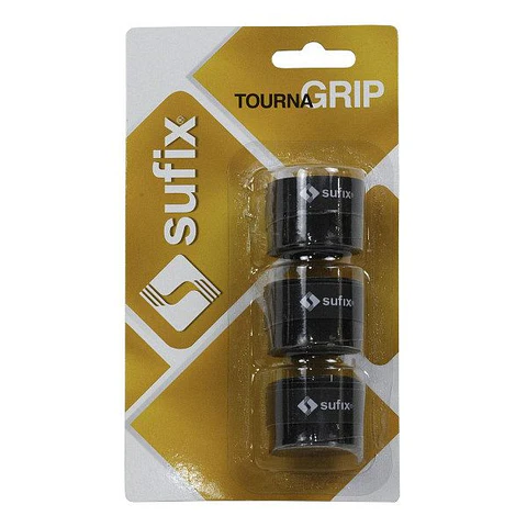 Grip de Tenis Sufix Negro 3 unid