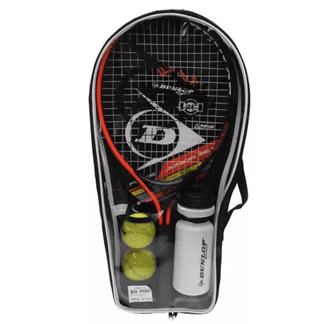 Set Raqueta de Tenis Dunlop Junior Force 25 2 Pelotas