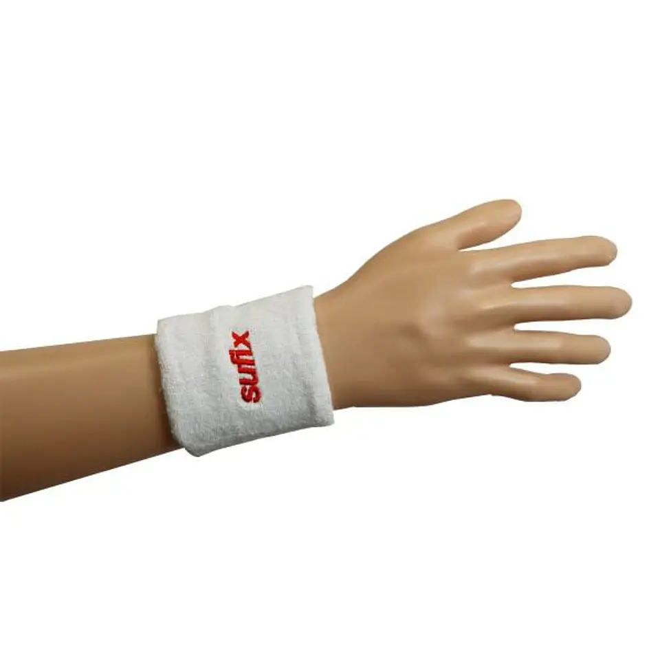 Muñequera de Tenis Sufix Larga Blanco 1