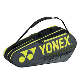 Bolso para Raqueta Yonex Team 42126 6Pcs Negro Amarillo