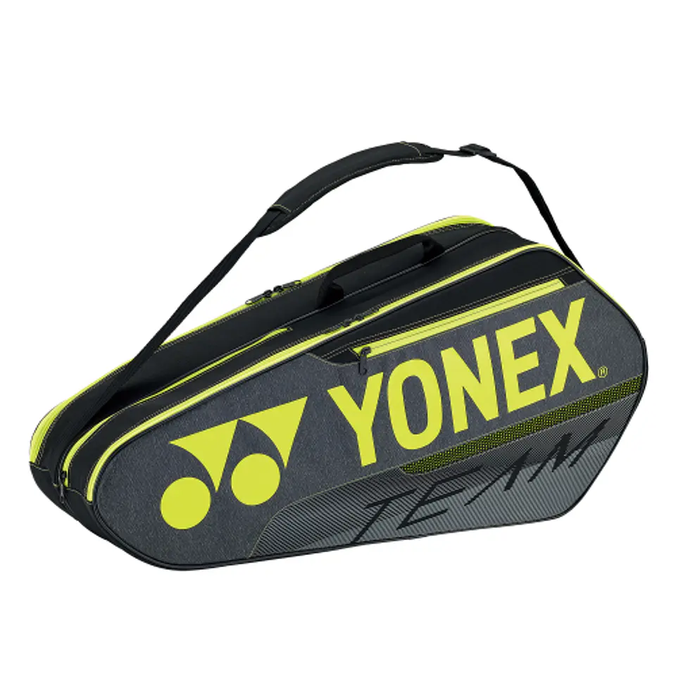 Bolso para Raqueta Yonex Team 42126 6Pcs Negro Amarillo 1