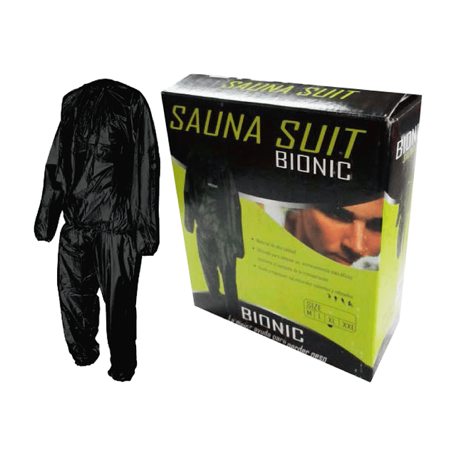 Buzo Sauna Bionic Negro M