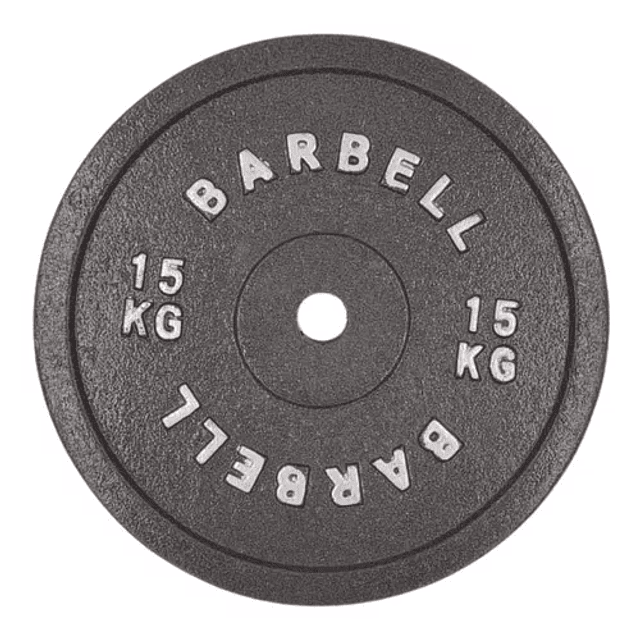 Disco de Fierro Preolímpico Barbell 15 kg