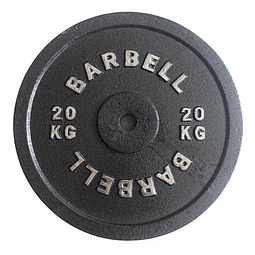 Disco de Fierro Preolímpico Barbell 20 Kg