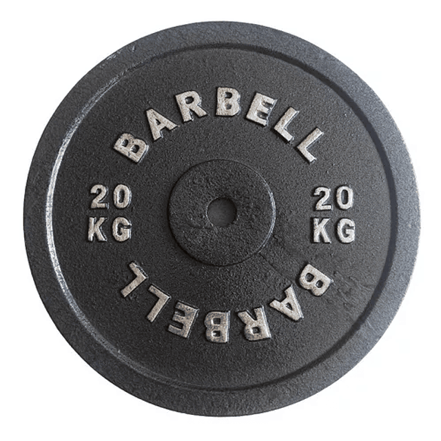 Disco de Fierro Preolímpico Barbell 20 Kg