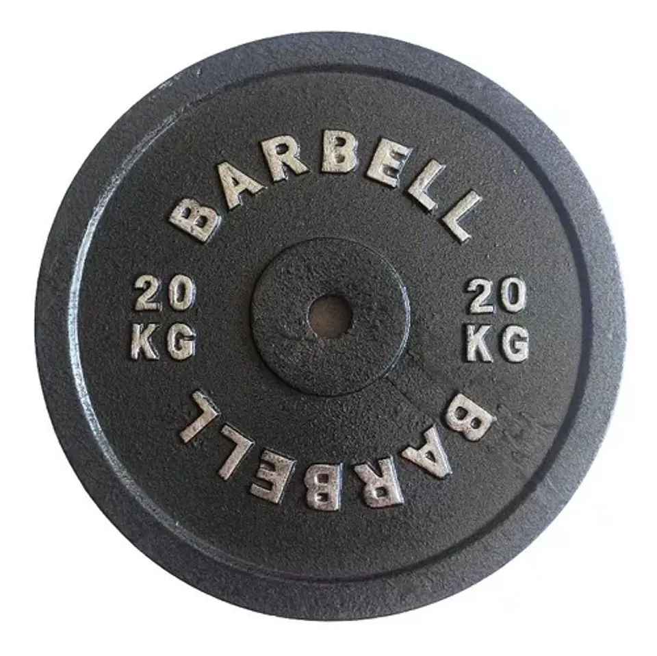 Disco de Fierro Preolímpico Barbell 20 Kg 1