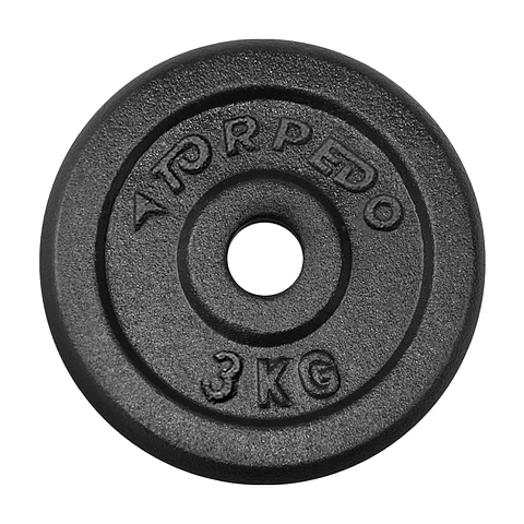 Disco de Fierro Preolímpico Torpedo 3 kg