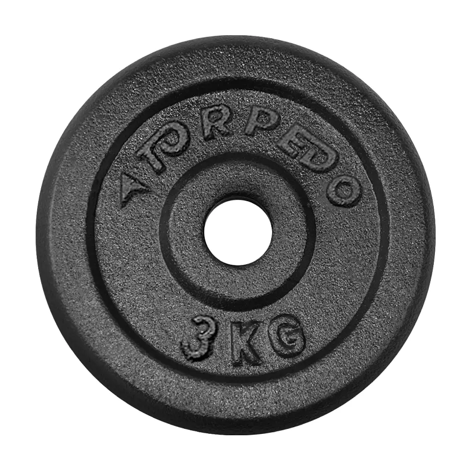 Disco de Fierro Preolímpico Torpedo 3 kg 1