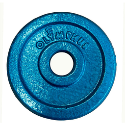 Disco de Fierro Preolímpico Olymphus Celeste 1 kg