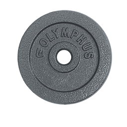 Disco de Fierro Preolímpico Olymphus Negro 1 kg