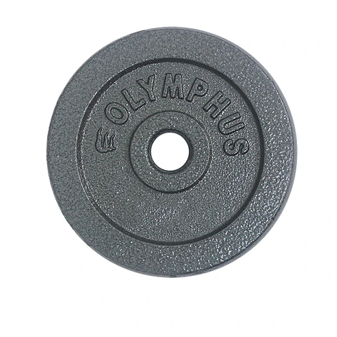 Disco de Fierro Preolímpico Olymphus Negro 4 kg