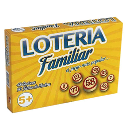 Loteria Familiar Piezas de Madera