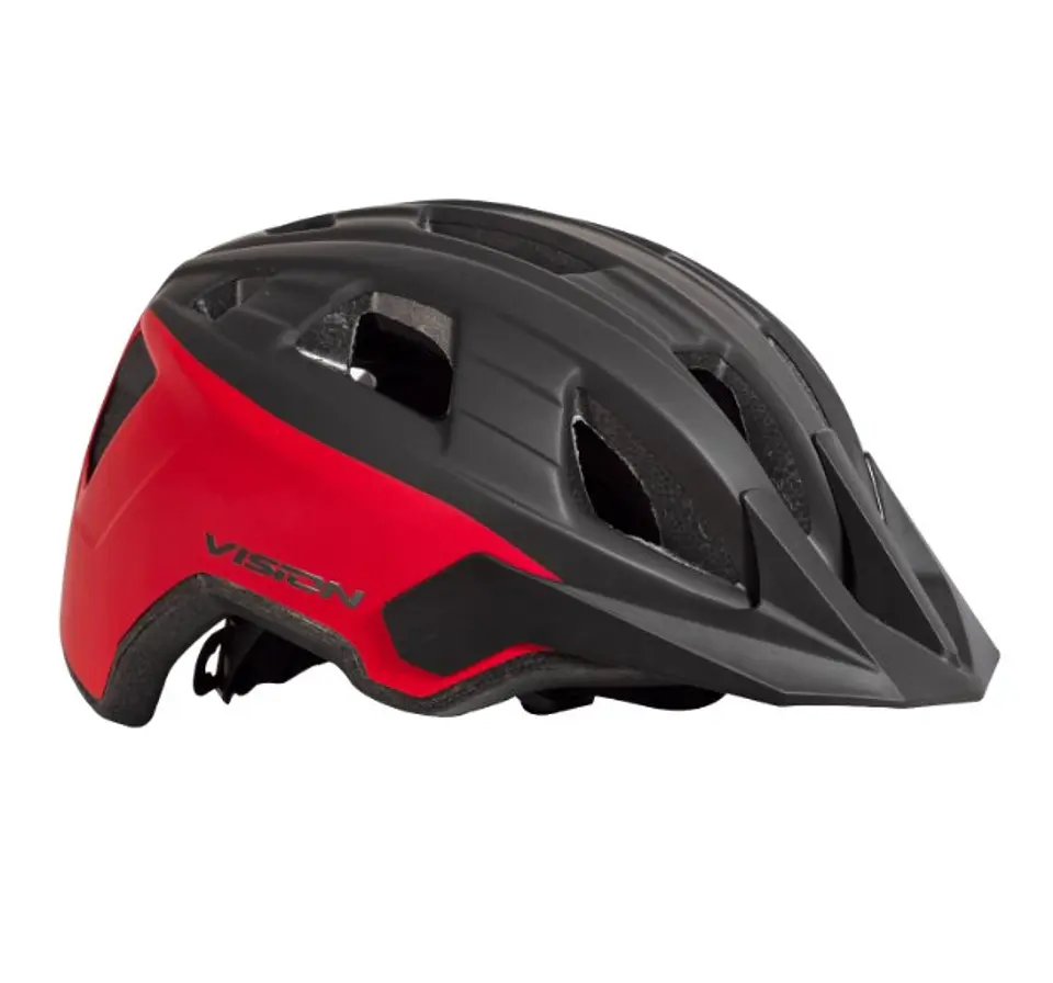 Casco de Ciclismo Vision Enduro Negro/Rojo 37198 1