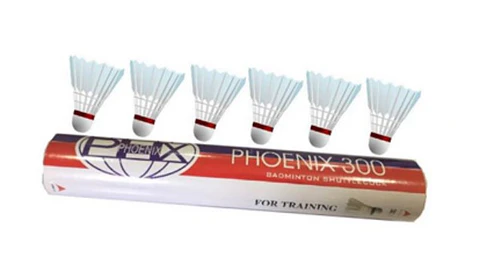 Set Plumilla de Badminton Phoenix Pluma 12 un