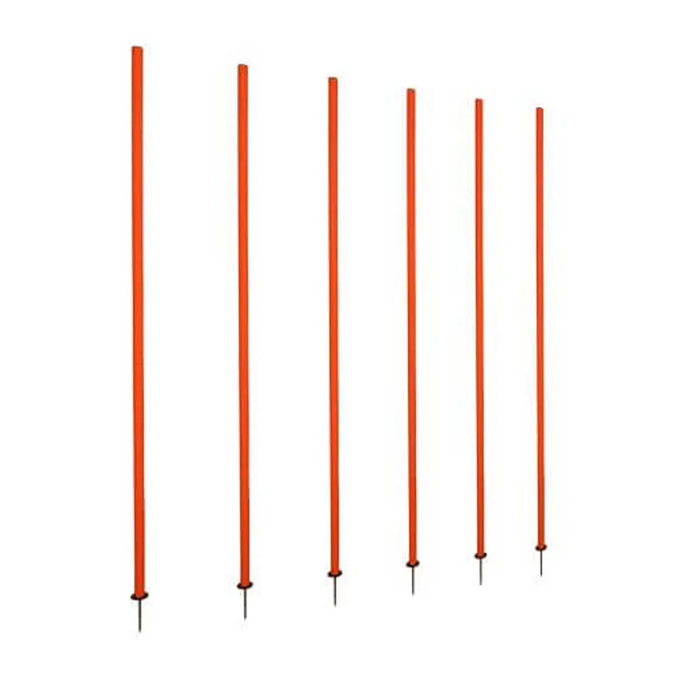 Estaca de Agilidad Muuk Clasica Pvc con Punta Rojo 1