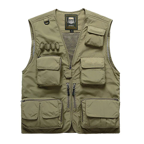 Chaleco de Pesca Beige