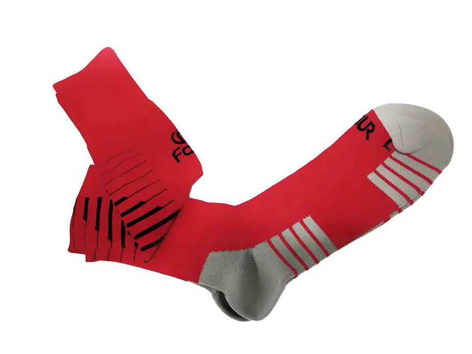 Medias de Futbol Four con Diseño Rojo 1