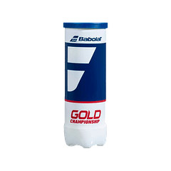 Tarro de Pelotas de Tenis Babolat Gold Championship x3