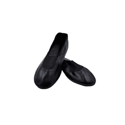 Zapatillas de Gimnasia Ritmica Cuero Negro