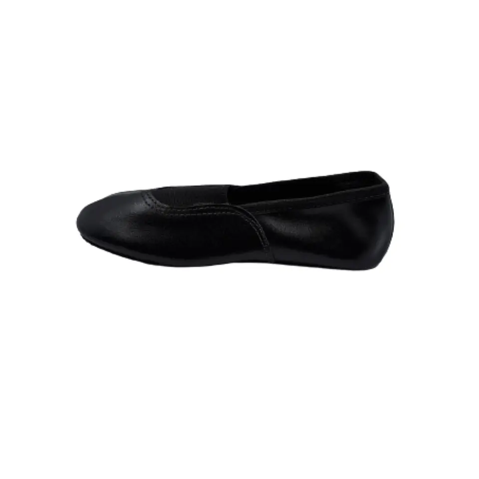 Zapatillas de Gimnasia Ritmica Cuero Negro 3