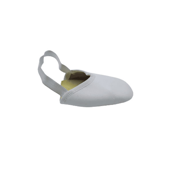 Zapatillas de Gimnasia Puntilla Blanco-Piel 1