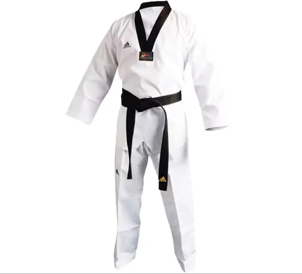 Traje de Taekwondo Adidas Adiclub 3 Blanco 1
