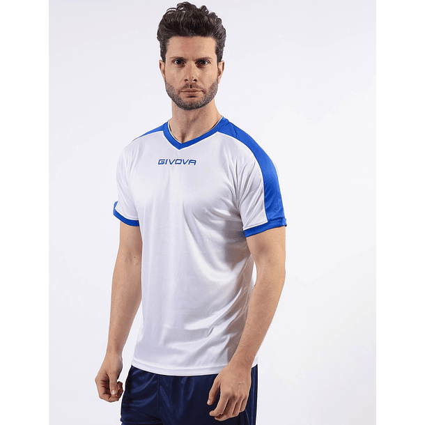 Conjunto Deportivo Givova Revolution Blanco/Azul 3