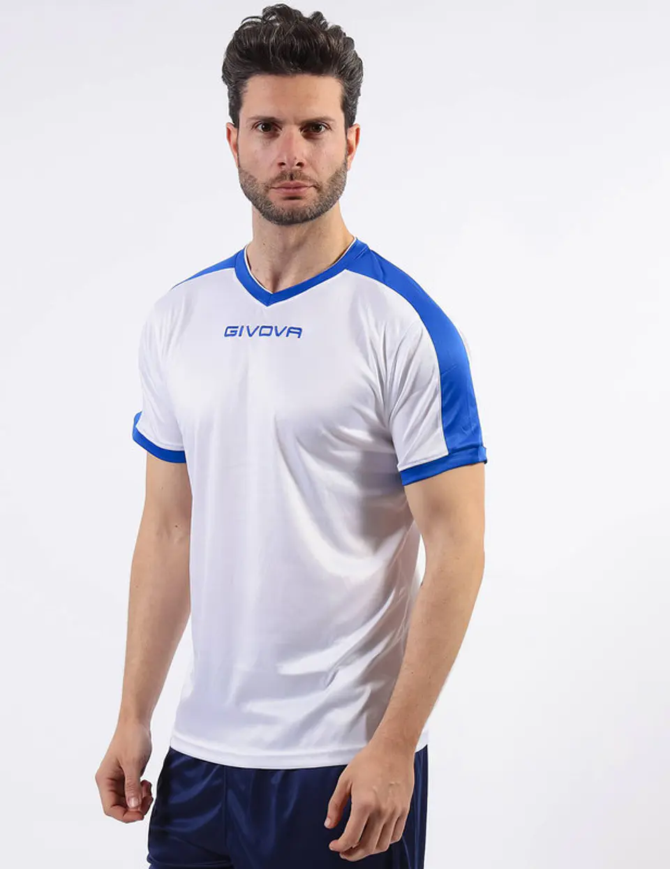 Conjunto Deportivo Givova Revolution Blanco/Azul 3