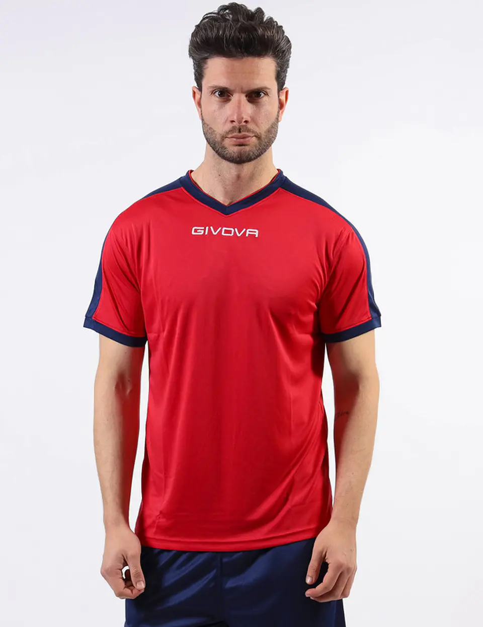 Conjunto Deportivo Givova Revolution Rojo/Azul 7