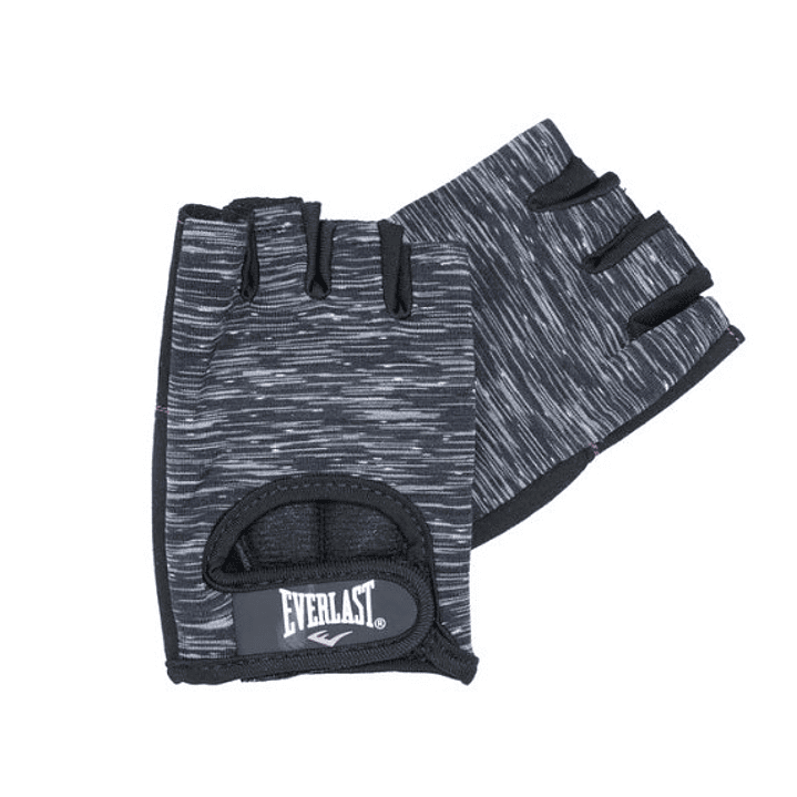 Guantes Fitness Everlast Breeze Mujer Negro Gris 1