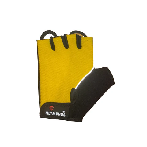 Guantes Fitness Olymphus Multiuso Negro-Amarillo