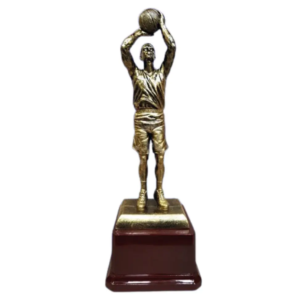 Trofeo Mejor Jugador Basketball Resina 30 cm 1