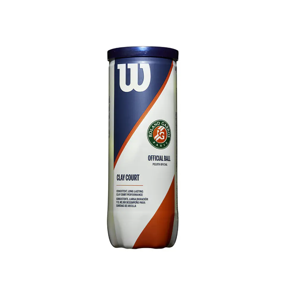 Tarro de Pelotas de Tenis Wilson Roland Garros Clay 1