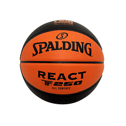 Balón de Basketball Spalding TF 250 React N°7 Cuero Sintético