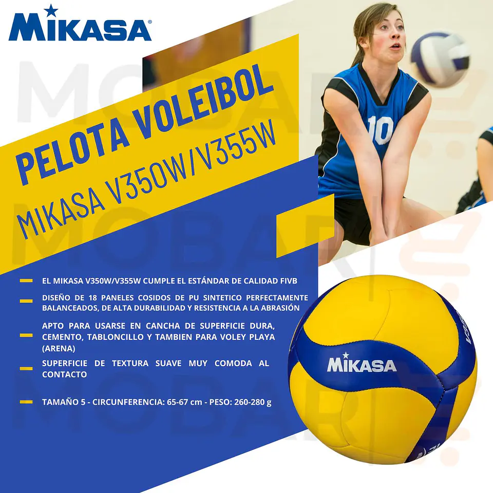 Balón de Volleyball Mikasa V355W 5